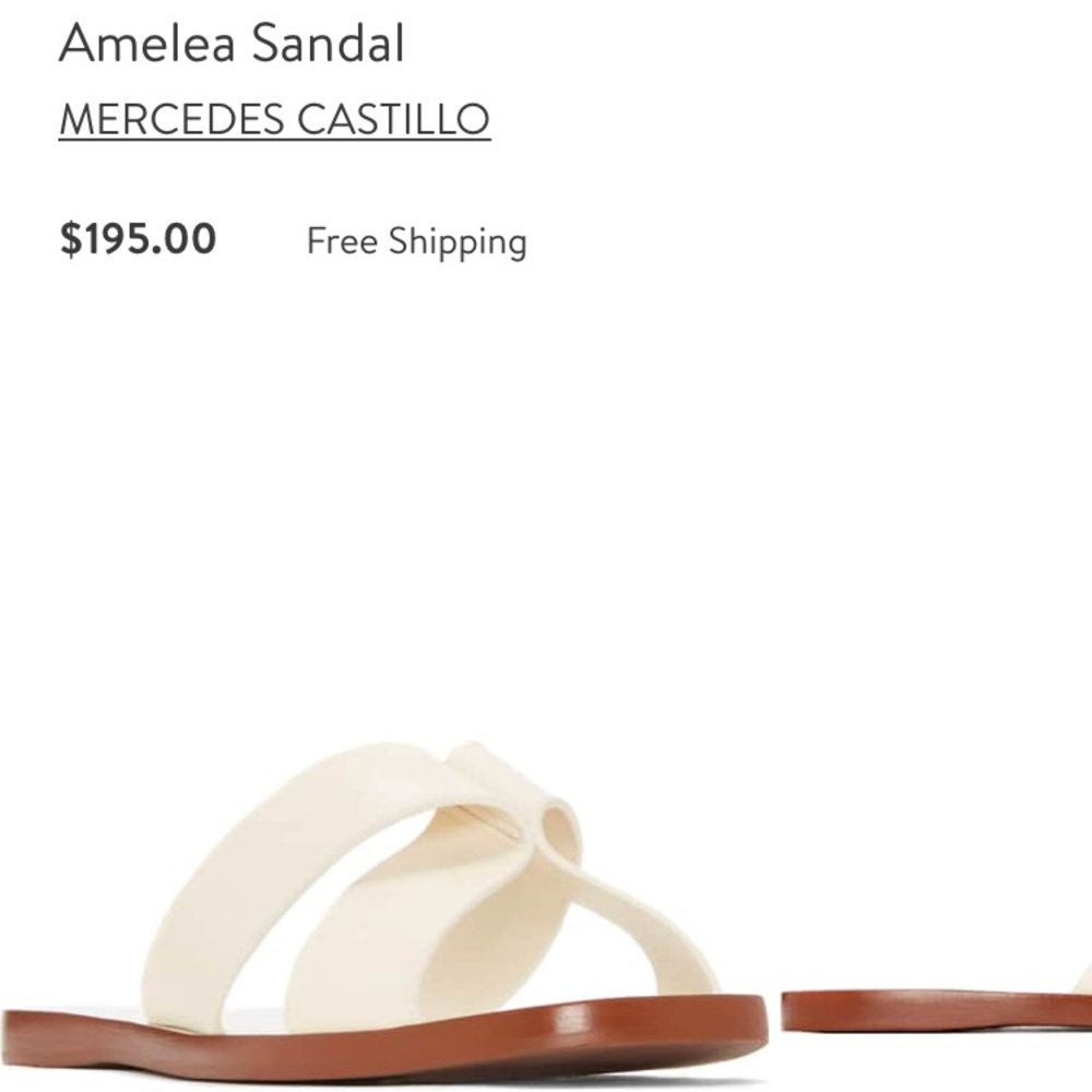 Mercedes Castillo Amelea. Size 8.5. White